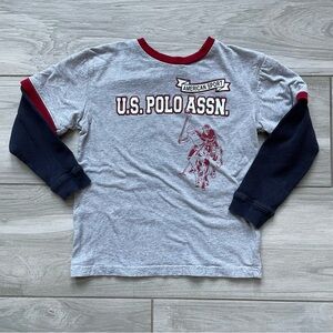 U.S. POLO ASSN. Boys’ Long Sleeve Shirt - Size 7X